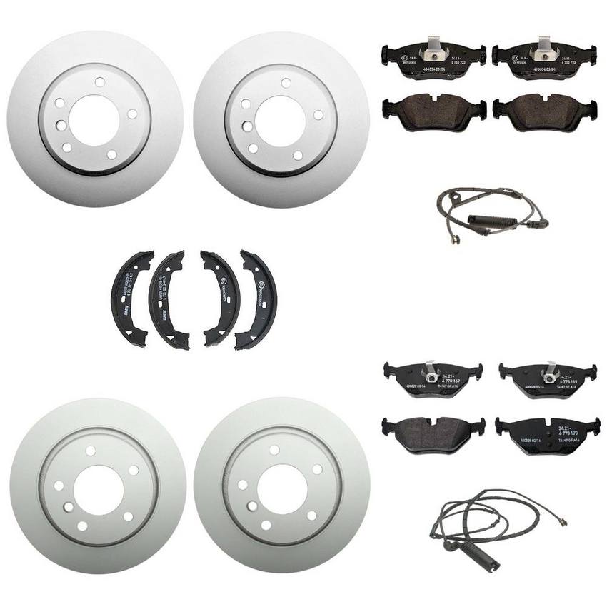 BMW Brake Kit - Pads and Rotors Front &  Rear (300mm/294mm)